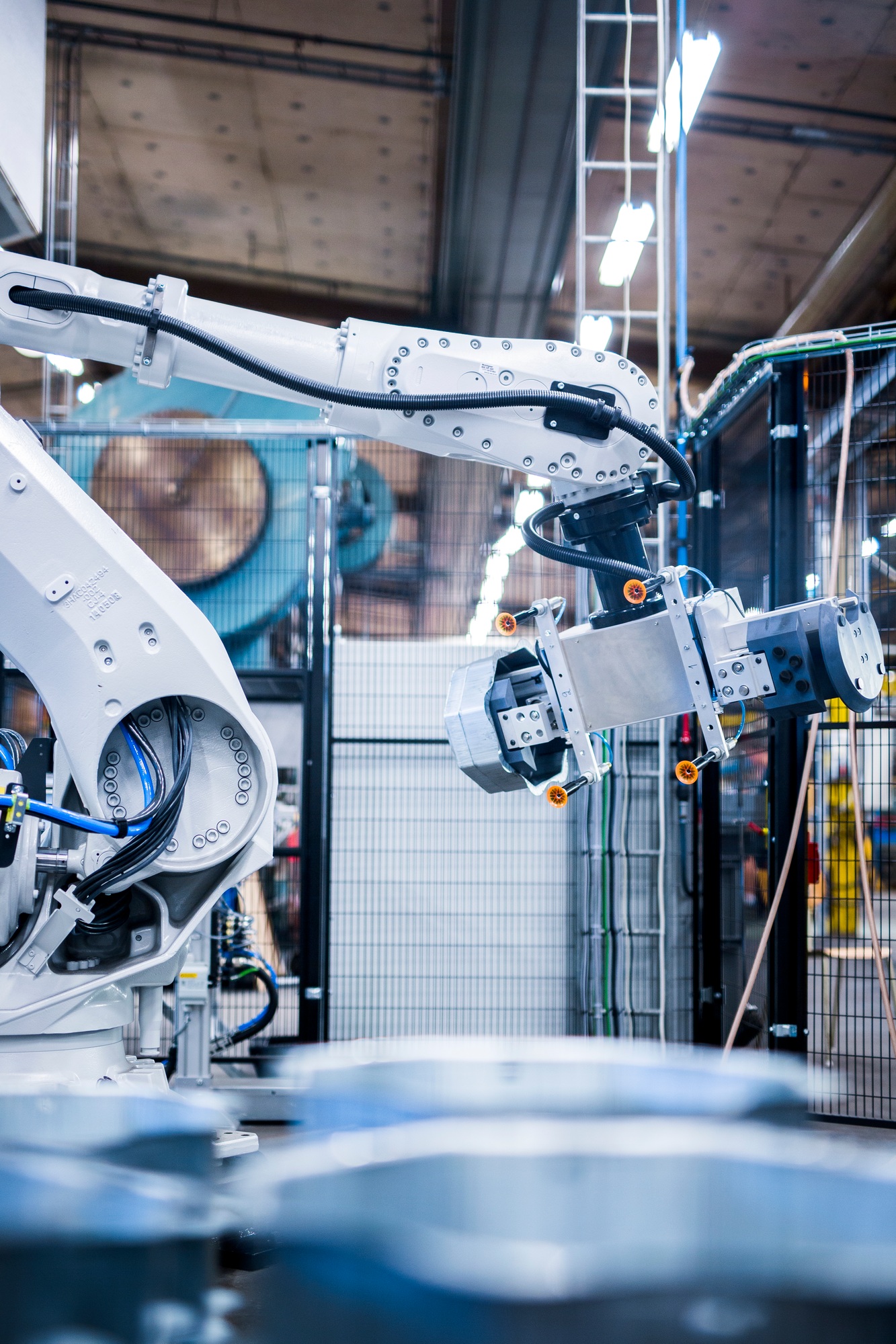 Manufacturing equipment in factory